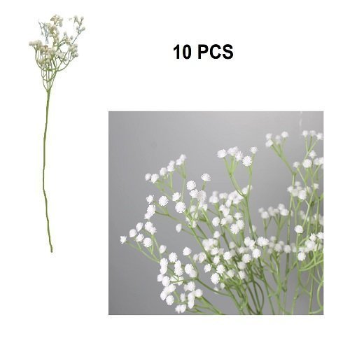 Artifical Babysbreath White Flowers (Pack Of 10)