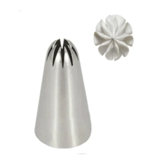 132 Nozzel for Cakes, Pastries Stainless Steel Quick Flower Icing Nozzle