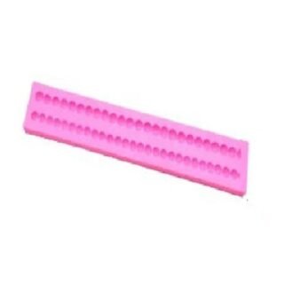 Silicone 2 Pearls Chain Fondant Molds (Pack Of 1)