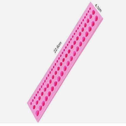 Silicone 3 Pearl Chain Fondant Mould (Pack Of 1) - Image 2