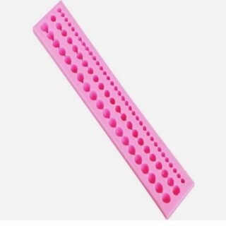 Silicone 3 Pearl Chain Fondant Mould (Pack Of 1)