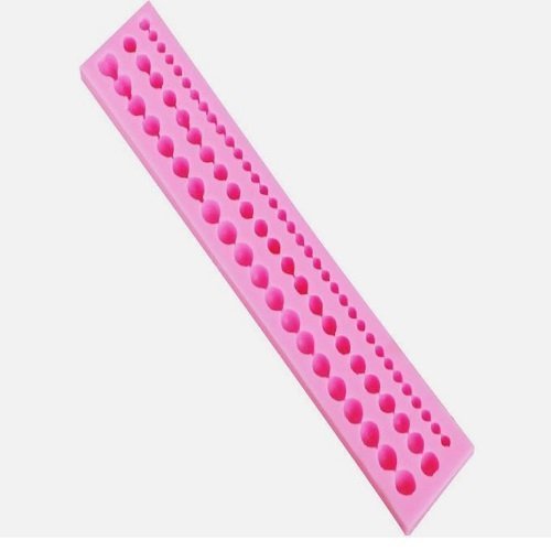 Silicone 3 Pearl Chain Fondant Mould (Pack Of 1)