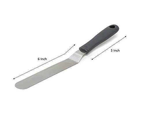 6″ Angular Stainless Steel Cake Knife/Spatula Stainless Steel Cake Server - Image 2