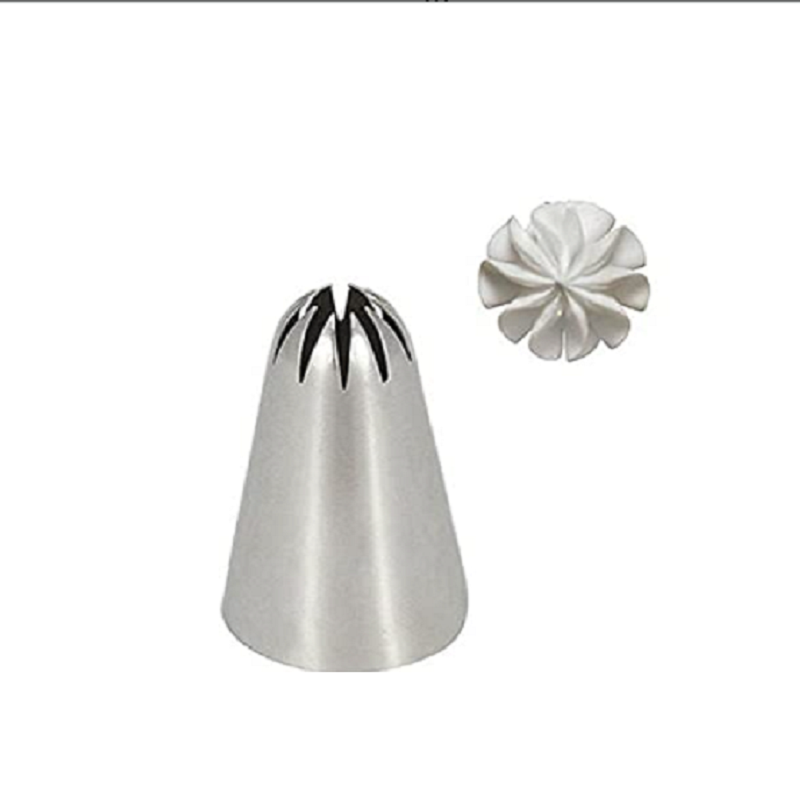 Nozzel for Cakes, Pastries Stainless Steel Quick Flower Icing Nozzle