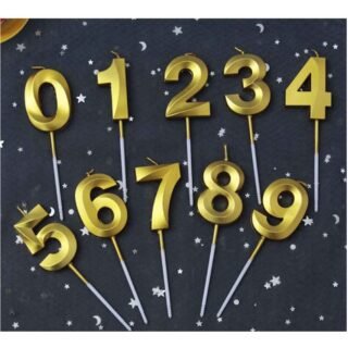 Number Cake Topper Candles