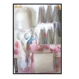 Baking Nozzle Set 10PCS Stainless Steel Decorative Pastry, Cake