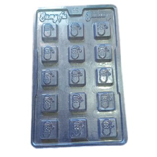 PVC Santa Face Chocolate Mould (Pack of 1)