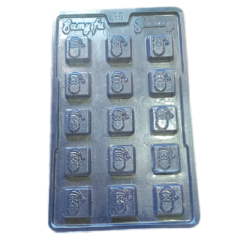 PVC Santa Face Chocolate Mould (Pack of 1)