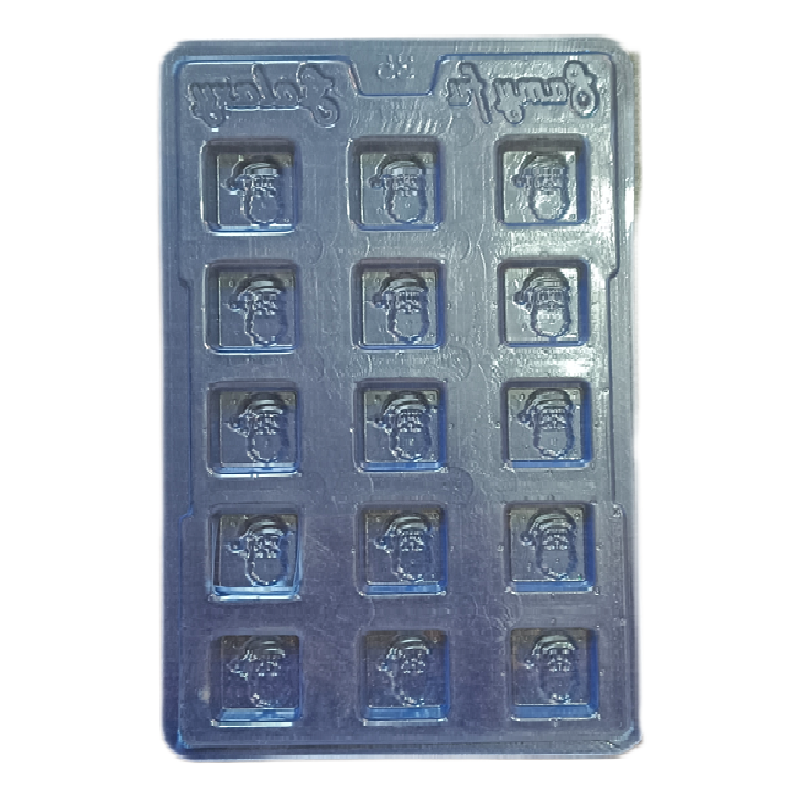 PVC Santa Face Chocolate Mould (Pack of 1) - Image 2
