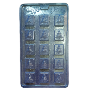 PVC Christmass Tree Chocolate Mould (Pack Of 1)