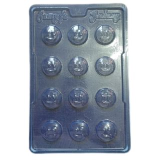 PVC Smile Face Chcolate Mould (pack of 1)