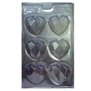PVC Big Heart Chocolate Mould (Pack Of 1)