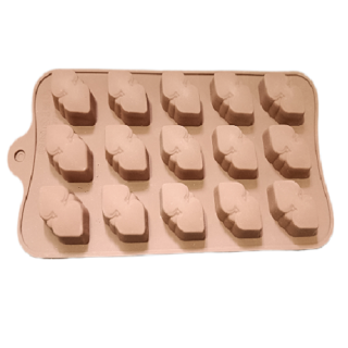 Silicone Leaves Shape Chocolate Mould (Pack Of 1)