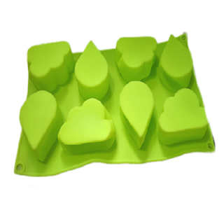 Silicone Cloud & Leaves Shapes Chocolate Mould (Pack OF 1)