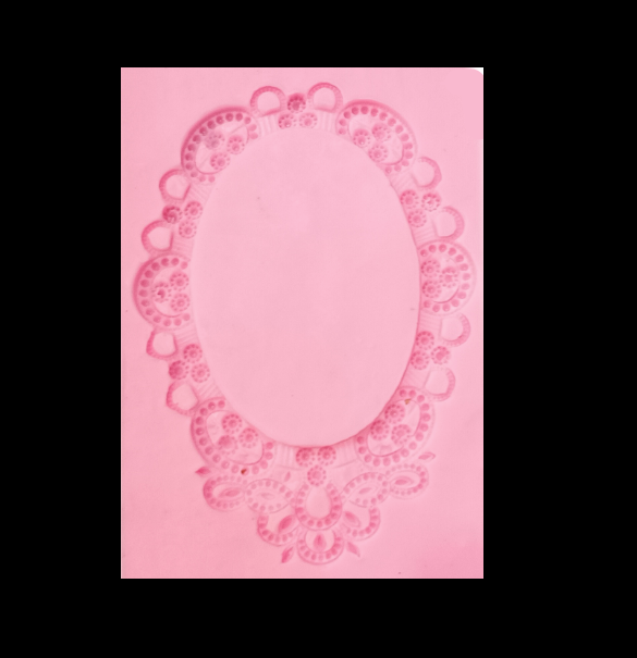 Silicone Circle Flower Design Fondant Molds (Pack Of 1)