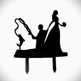 Couple Cake Topper For Cake Decoration Pack Of 1