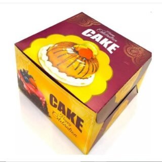 Cake Packaging Box 14*14*5 FOR 2kg Cake (Random Design)