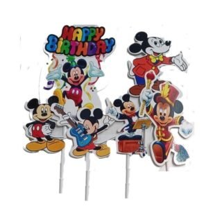 Cartoon cake topper for cake decoration (pack of 6 )