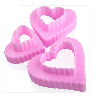 Heart Shape Cookie Cutter (set of 3 )