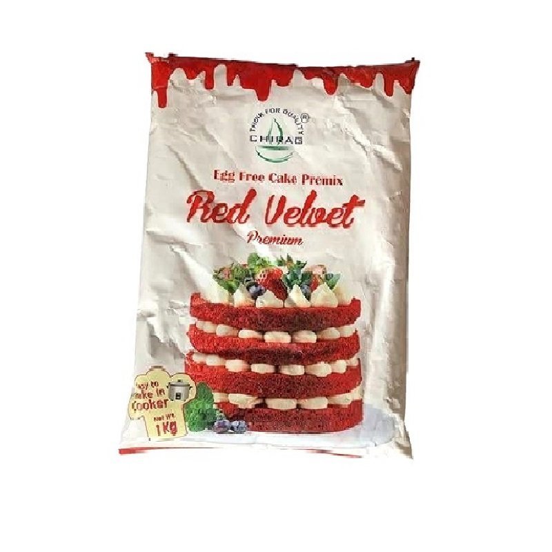 Chirag Egg Free Red Velvet Premium Cake Premix 1 kg