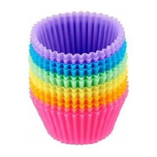 Silicone Cupcake Mould (Pack Of 12)