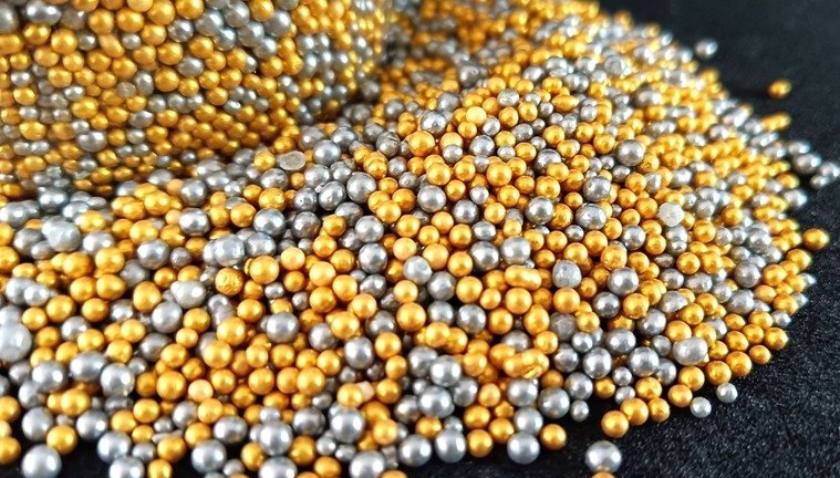 Xilla Magic Silver & Golden Small Balls Sprinkles For Cake Decoration - Image 3
