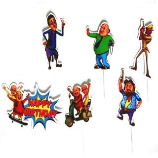 #1 Cartoon Birthday Cake Topper For Kids Birthday Party