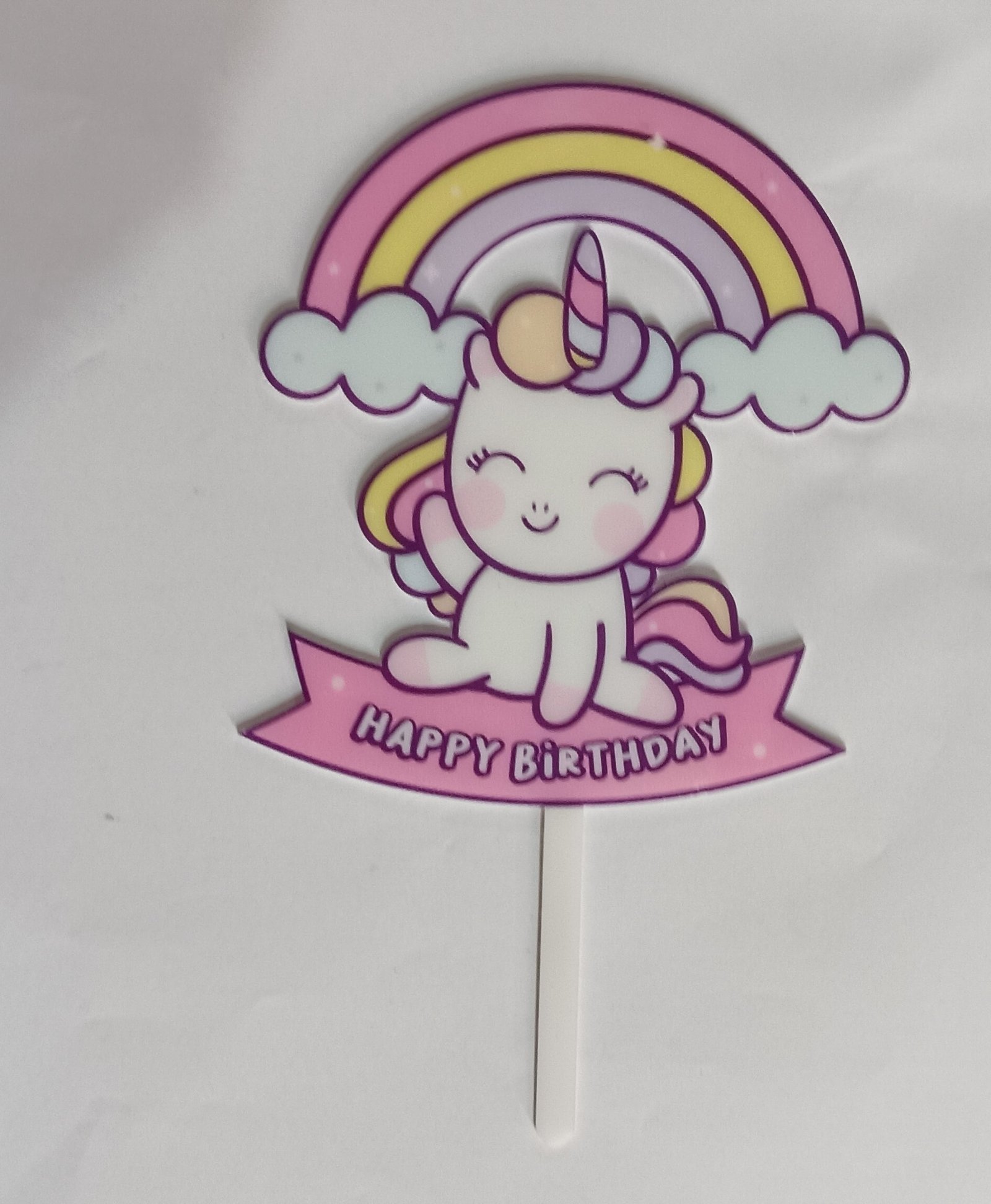 #8 Happy Birthday Cake Topper For Birthday Party