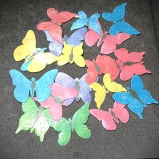 Edible Butterfly Wafer Cake Topper Pack Of 15