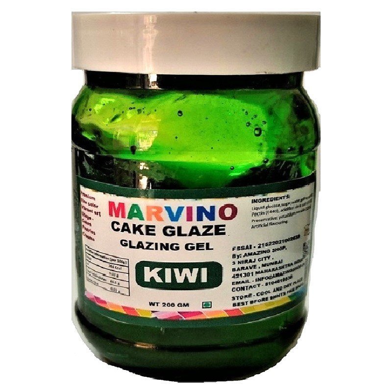 Kiwi Glaze 200 gm For Cake Decorating.