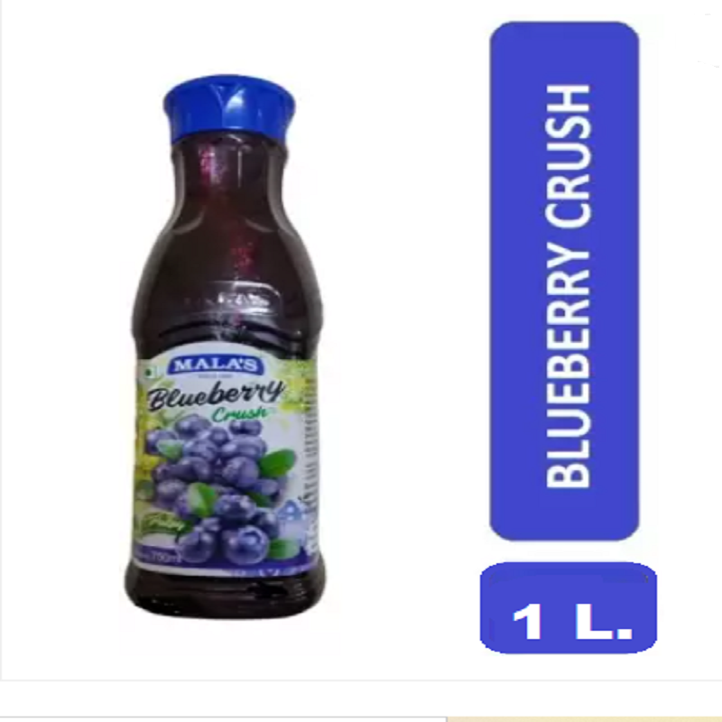 Mala's blue berry crush 1000ml pet bottle - Image 2