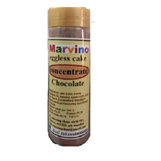 Marvino Eggless Cake Chocolate Concentrate (100g) Raising Ingredient Powder