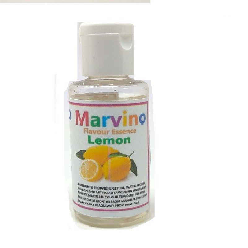 Marvino Specials Cake Essence for Cake Pastries (LEMON Flavor)20 ML