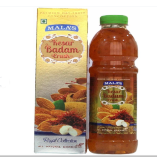 Mala;s kesar badam crush (750ML),