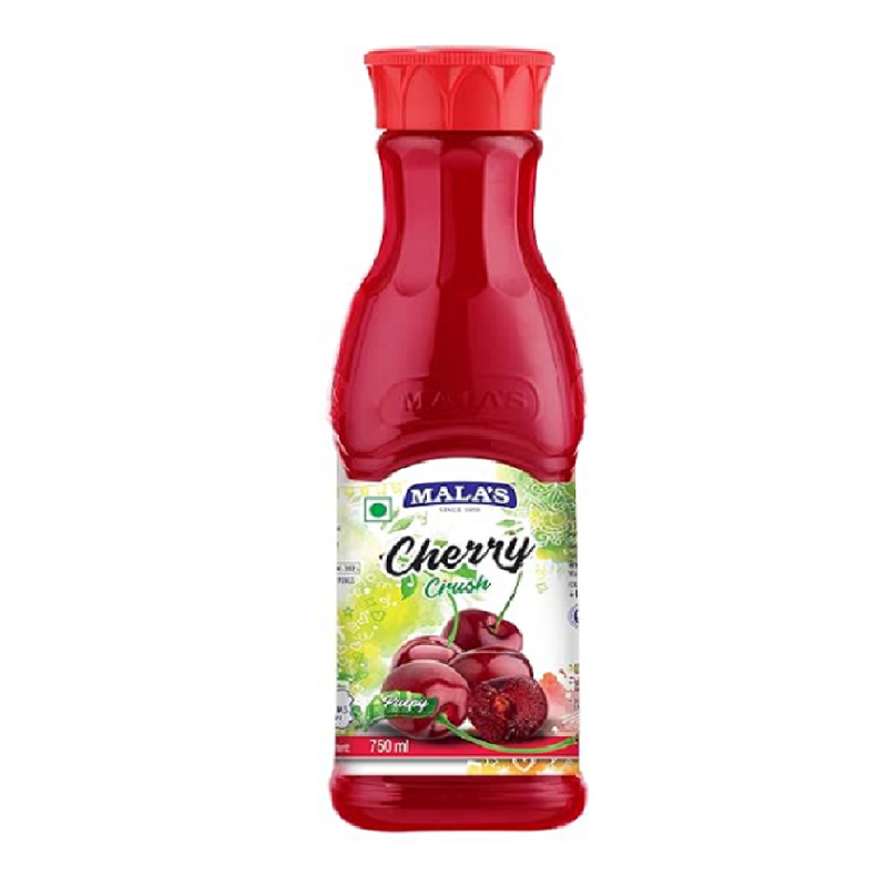 Mala's Cherry fruit crush (750 ml ) bottle