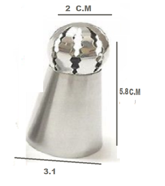 Ball Shape Icing Piping Nozzles Cake Decorating Tool Pastry Cream Spout for Baking - Image 2