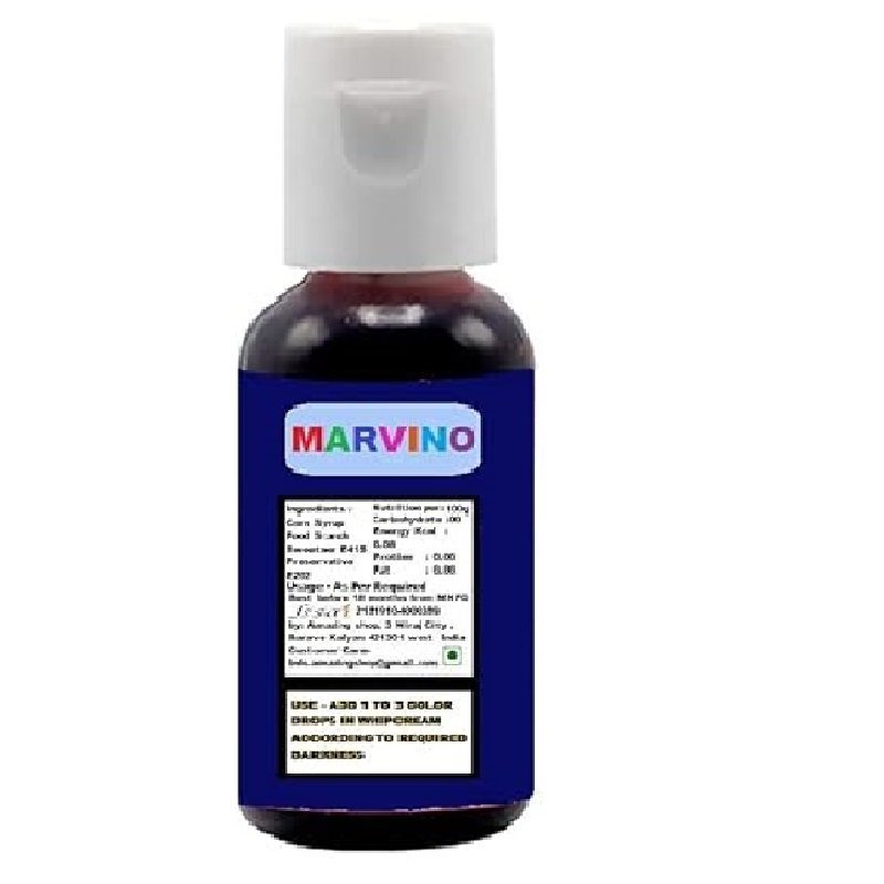 Marvino Whip Colors edible Food Colours (NVY Blue) - Image 2