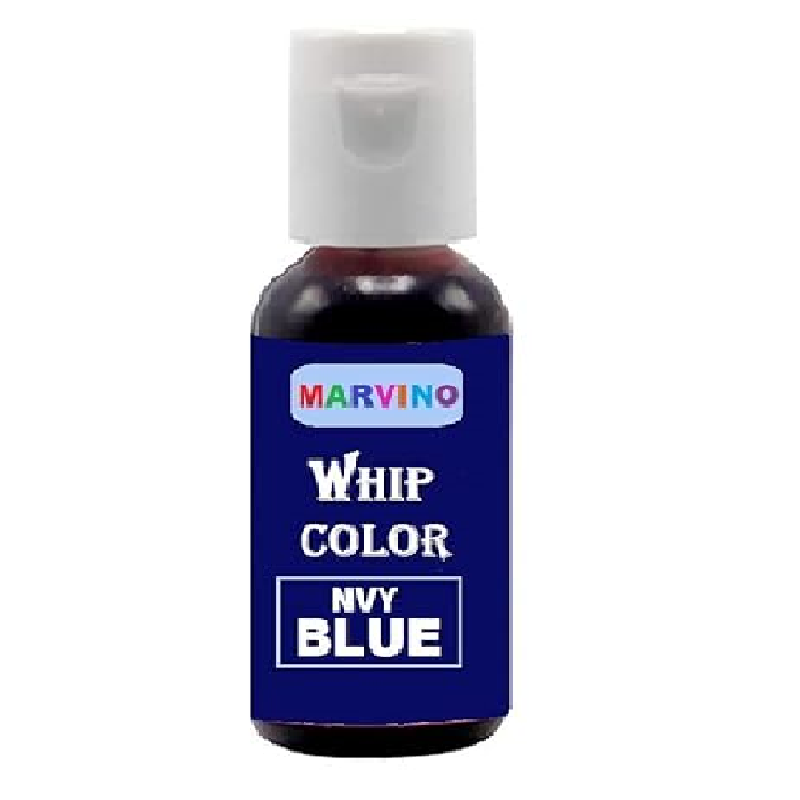 Marvino Whip Colors edible Food Colours (NVY Blue)