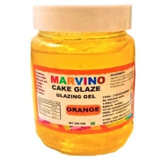 Orange Glaze 200 gm For Cake Decorating.
