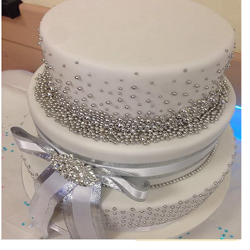 Silver balls for cake decoration - Image 4