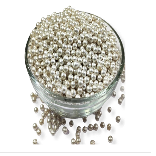 Silver balls for cake decoration - Image 3