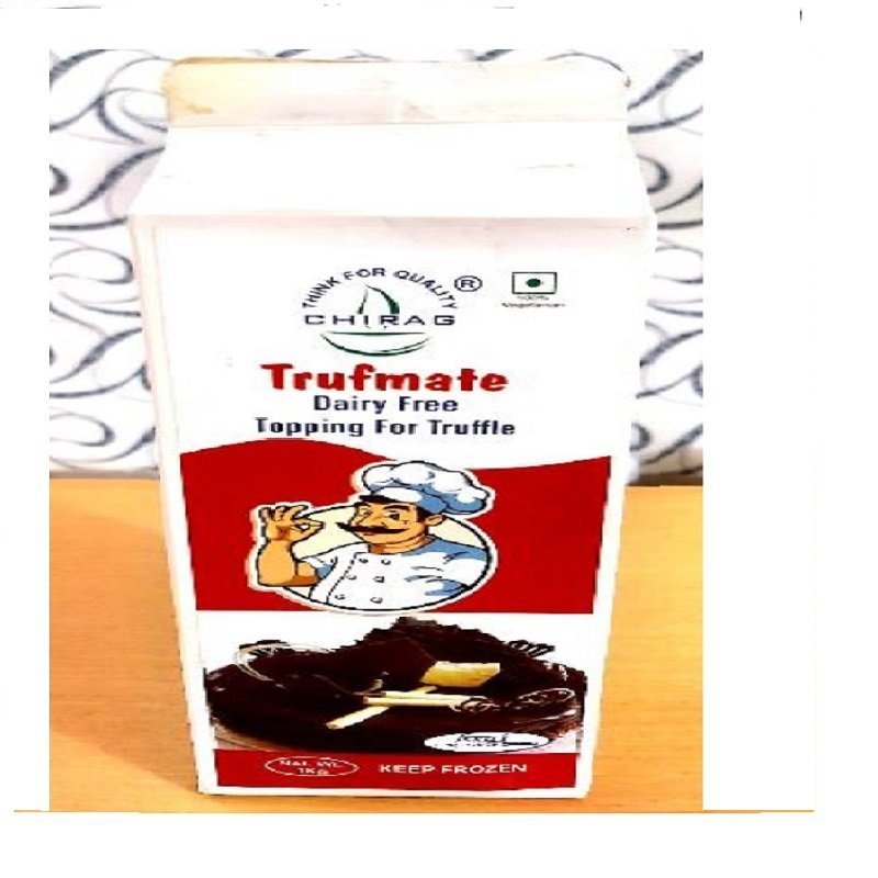 Chirag Trufmate Dairy Free ,Topping Cream , EGG LESS TOPPING (1KG )
