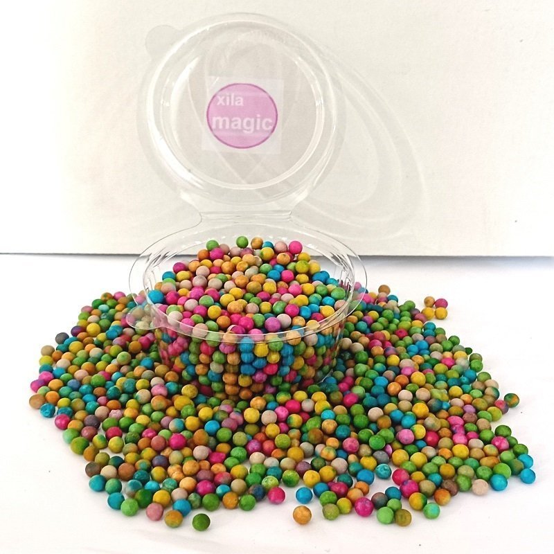 Xila magic Rainbow Balls Sprinkles For Cake Decoration