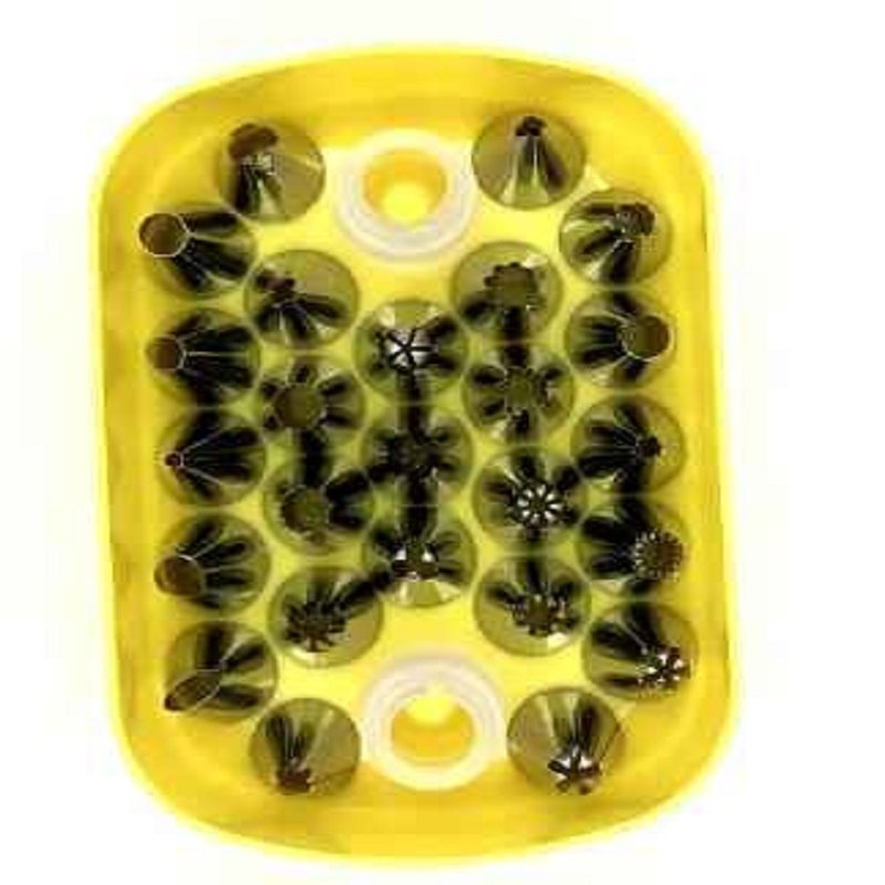 Stainless Steel Round Icing Nozzles (Steel Pack of 27) - Image 2