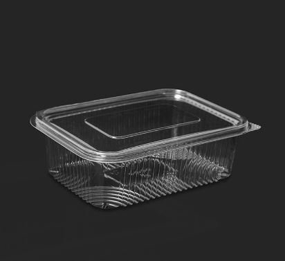 Rectangular Tea cake Plastic Containers Box 800gm (Pack of 25)
