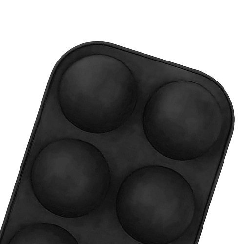 Silicone 6 Round Shapes Chocolate Mould (Pack Of 1) - Image 2