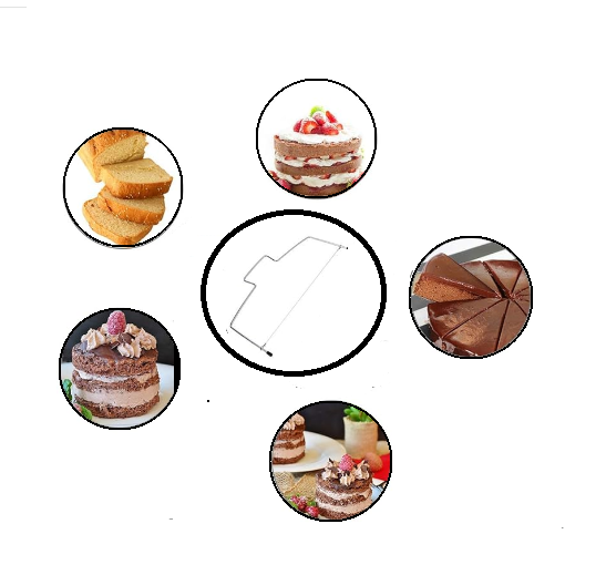 Layer Cake Cutter Stainless Steel Pack of 1