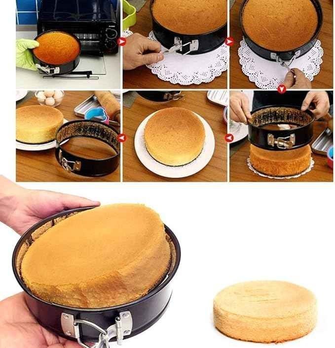 Round Non-Stick Cake Pan Mould Set of 3 - Image 5