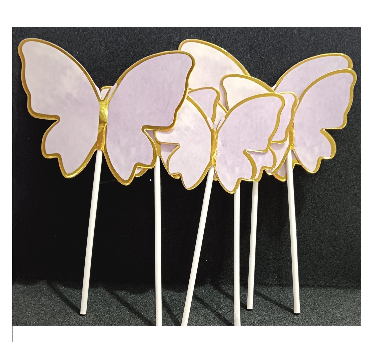 Happy Birthday Butterfly Cake Topper (Pack Of 7 ) - Image 3