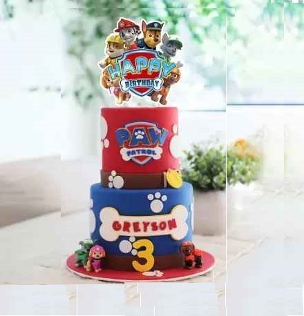 Paper Cake Topper P Cake Topper (pack of 6) - Image 2